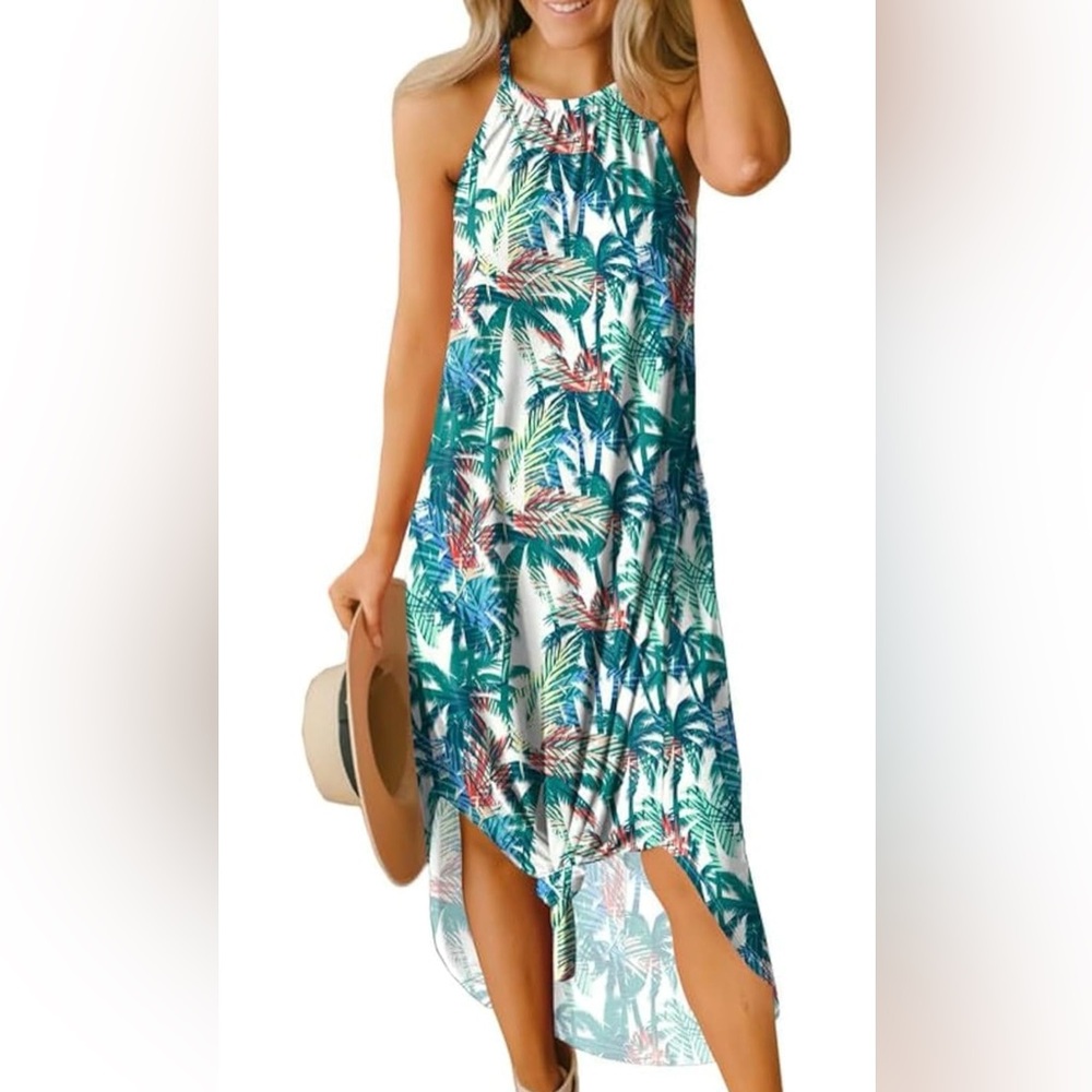 Tropical Print Swim Cover-Up or Dress
